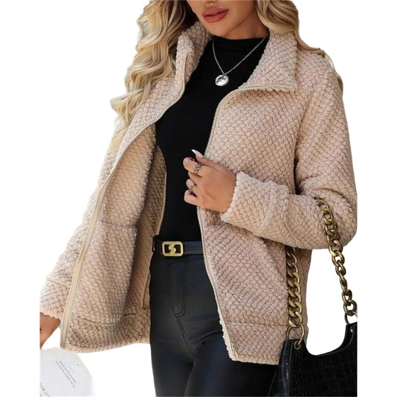 💎🔥 Jetzt im Trend – Lockere Plüschjacke – perfekt für kalte Tage