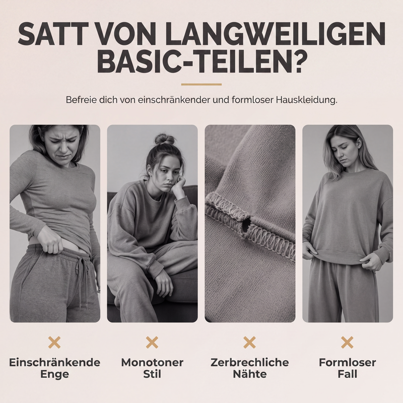 📢📢50%Rabatt!!!🎉✨Damen-Set aus Pullover-Sweatshirt und Weithosen