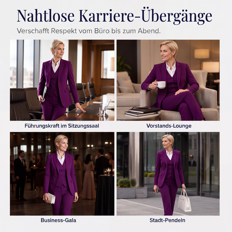 👔 50 % RABATT | Professionelle Eleganz & vielseitiger 3-in-1-Look – Damen Business-Anzug-Set