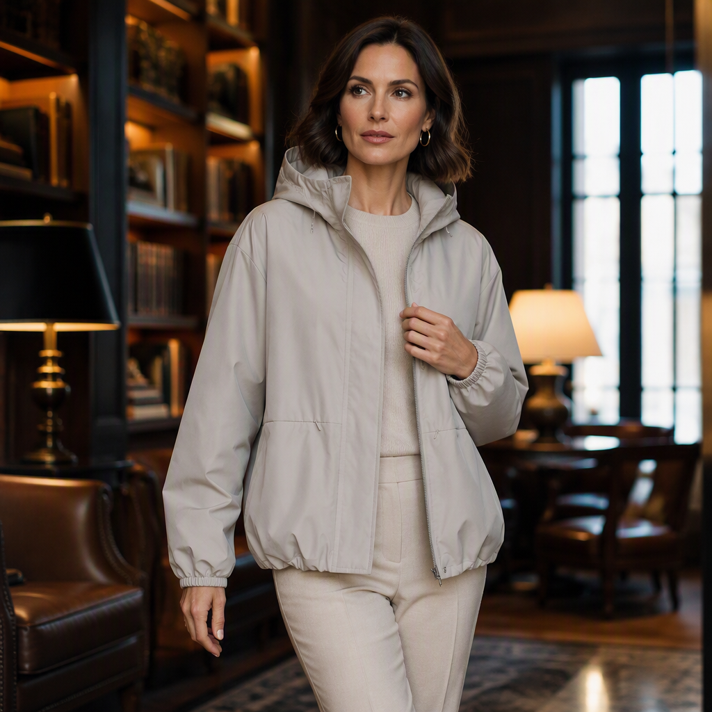 Leichte kurze Windjacke für Damen