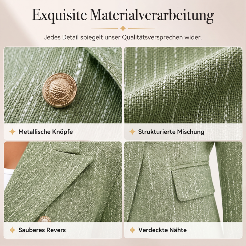 Zweireihiger Freizeitblazer für Damen