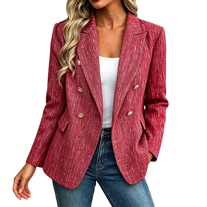 Zweireihiger Freizeitblazer für Damen