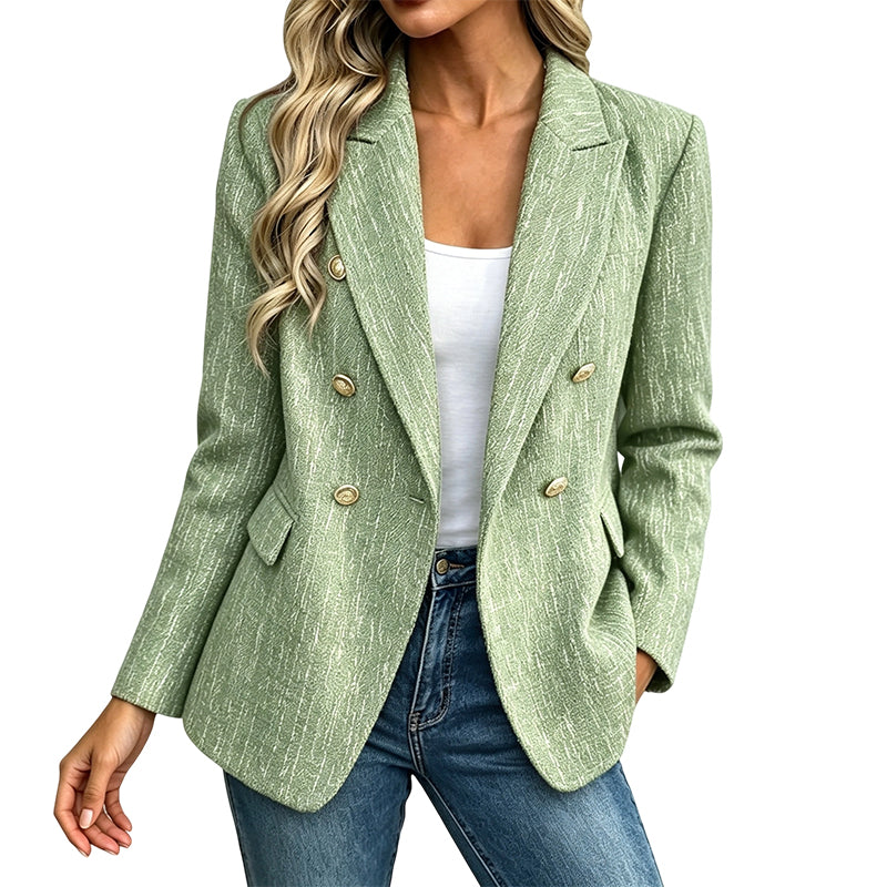 Zweireihiger Freizeitblazer für Damen