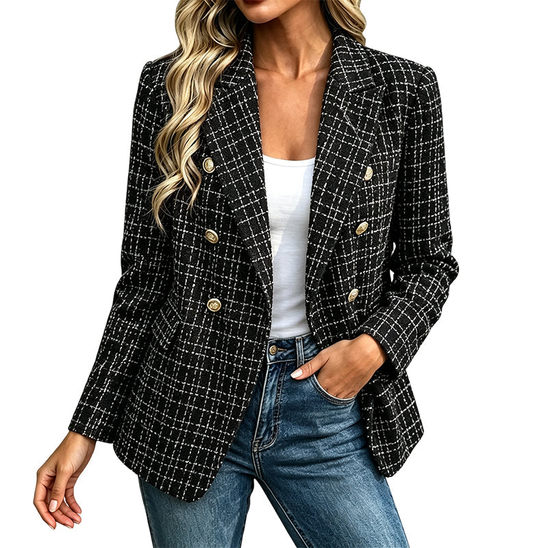 Zweireihiger Freizeitblazer für Damen