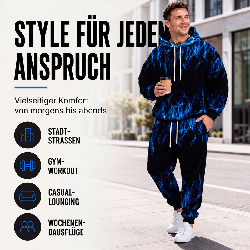 👕 50% Rabatt | Lässiger Komfort & markanter Style – Herren Hoodie-Set