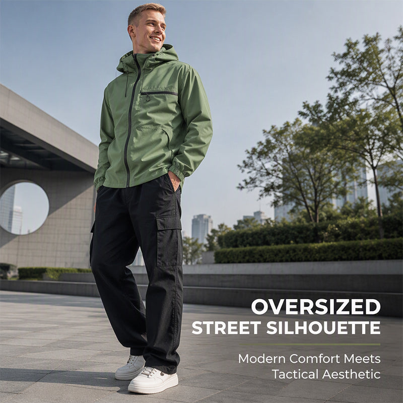 Wasserdichte Outdoor-Kapuzenjacke für Herren