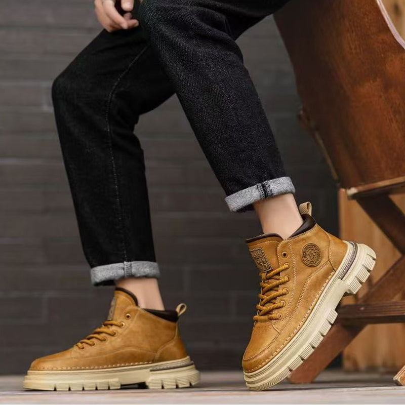 Wasserdichte Retro-Stiefeletten für Herren