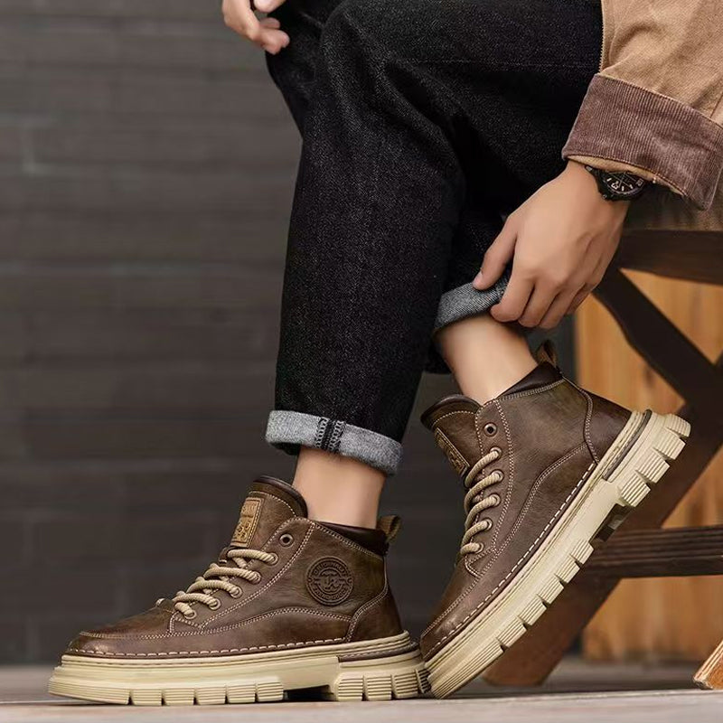 Wasserdichte Retro-Stiefeletten für Herren