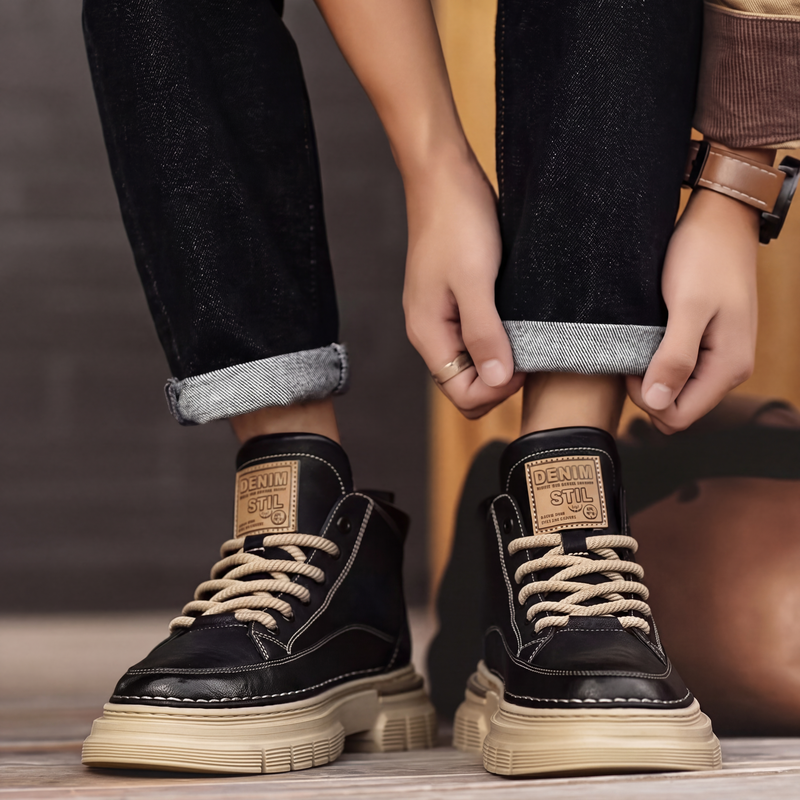 Wasserdichte Retro-Stiefeletten für Herren