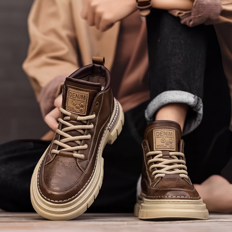 Wasserdichte Retro-Stiefeletten für Herren