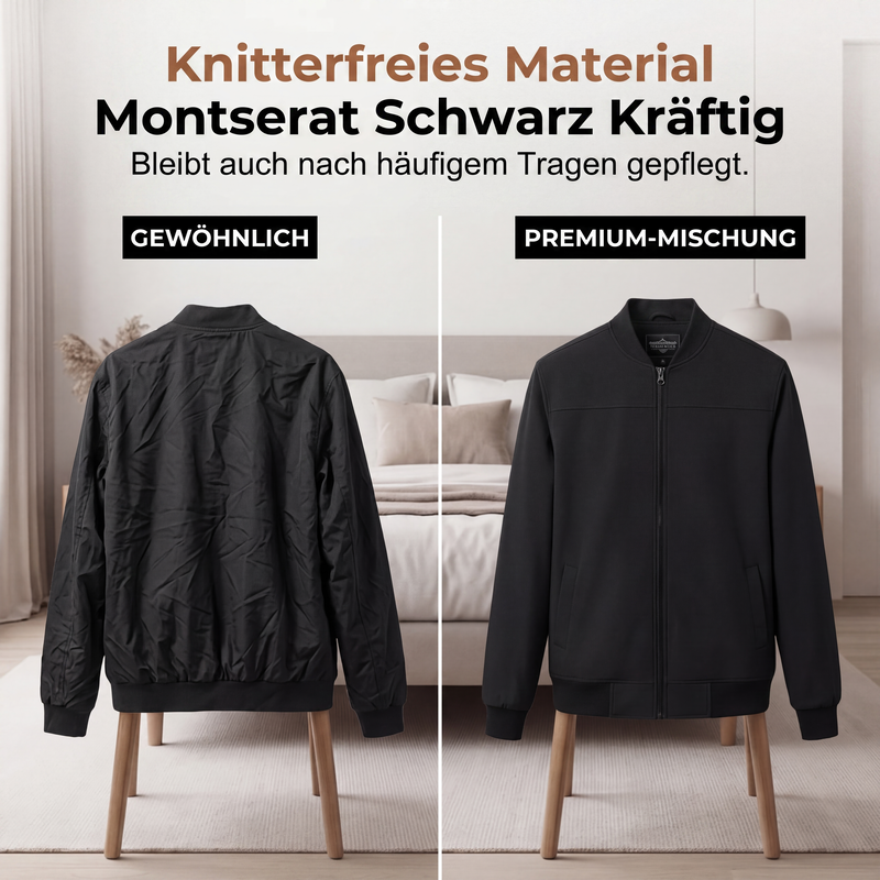 Klassische Bomberjacke für Herren mit Reißverschluss vorne