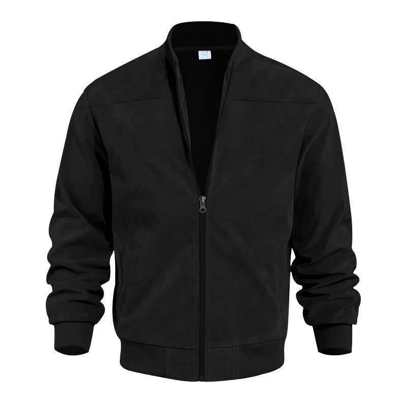 Klassische Bomberjacke für Herren mit Reißverschluss vorne