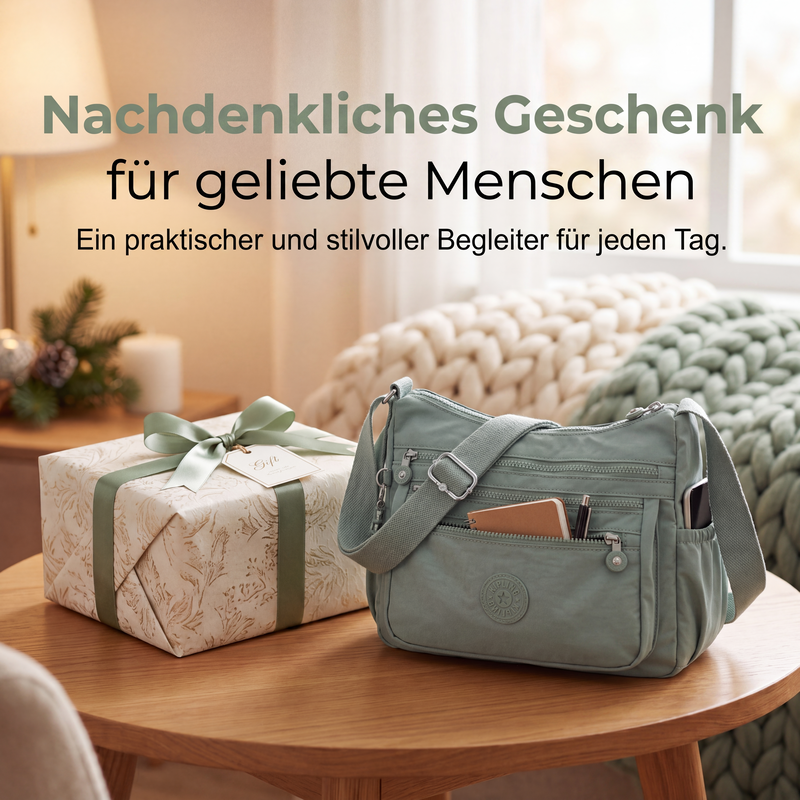 Umhängetasche mit mehreren Fächern