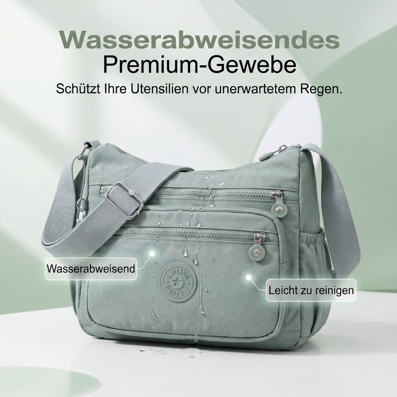 Umhängetasche mit mehreren Fächern