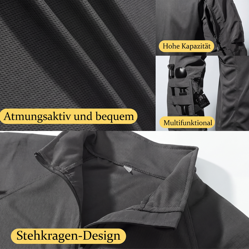 Robuste Outdoor-Sportbekleidung mit mehreren Taschen