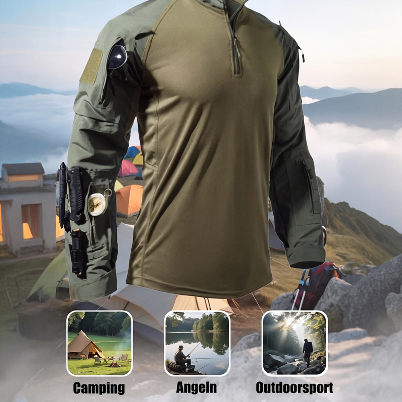 Robuste Outdoor-Sportbekleidung mit mehreren Taschen