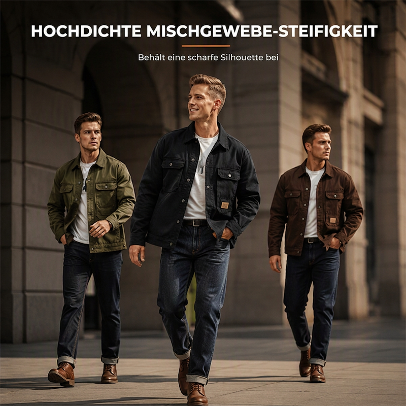 📢🎉50%Rabatt!!!🛍️✨Klassische locker sitzende Cargojacke für Herren