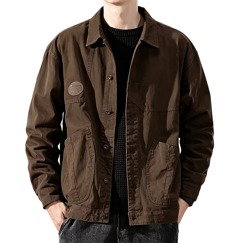 📢🎉50%Rabatt!!!🛍️✨Klassische locker sitzende Cargojacke für Herren