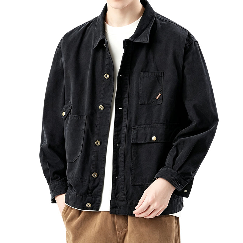 📢🎉50%Rabatt!!!🛍️✨Klassische locker sitzende Cargojacke für Herren