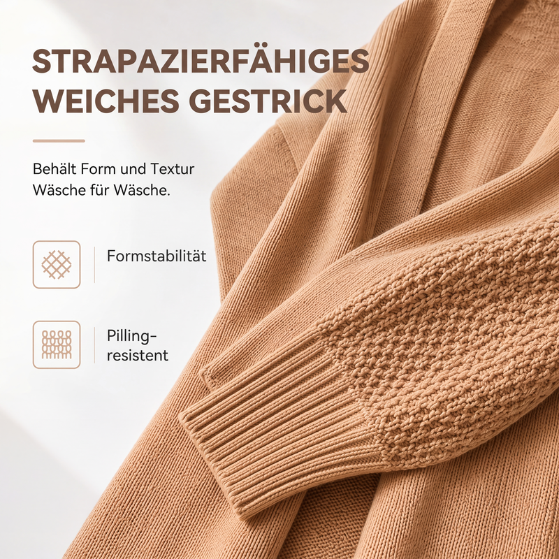 Weit geschnittene Strickjacke für Damen