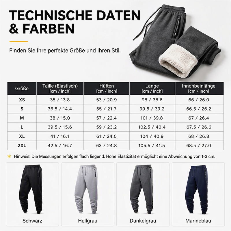 Warme, bequeme Jogginghosen