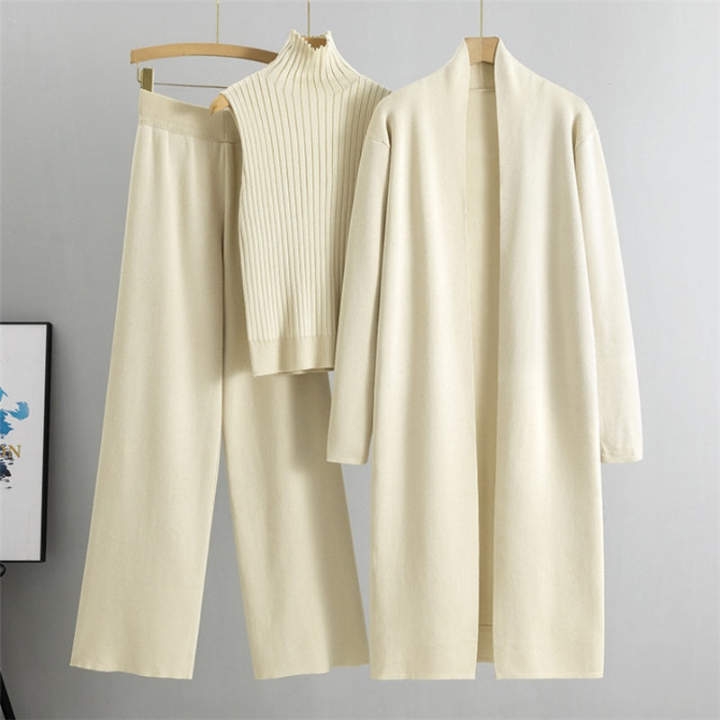 💞 Über 100.000 verkauft – versandkostenfrei– jetzt zum halben Preis Herbst Ärmellose Weste ＆ Cardigan ＆ Hose 3-teiliges Set
