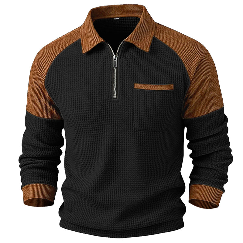 🧶 50% Rabatt | Strukturierter Komfort & sportlicher Style – Quarter-Zip Sweatshirt