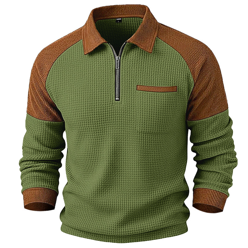 🧶 50% Rabatt | Strukturierter Komfort & sportlicher Style – Quarter-Zip Sweatshirt