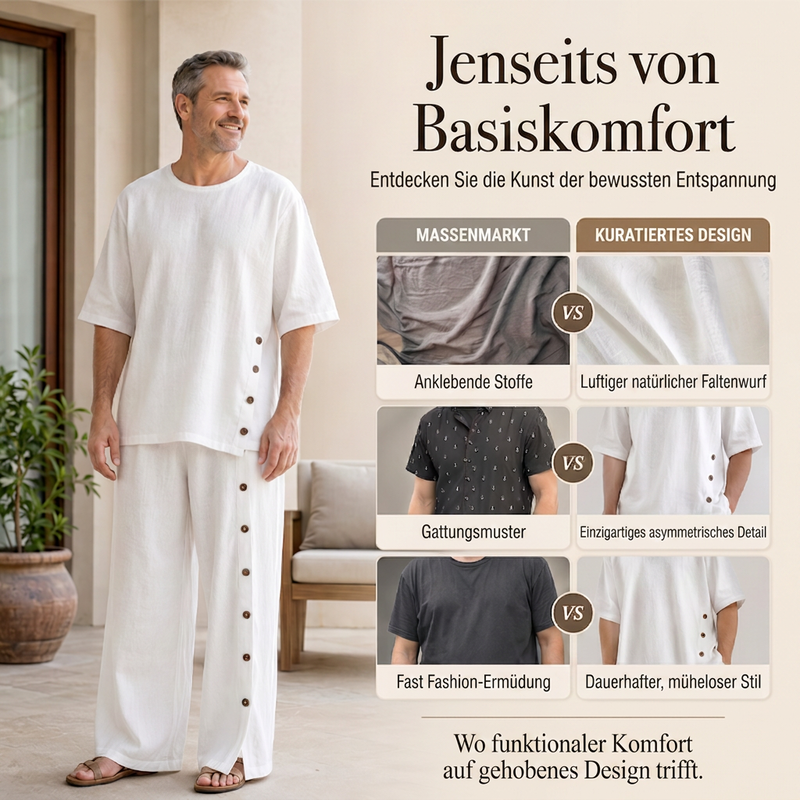 👔 50% Rabatt | Gepflegter Style ohne Styling-Stress – Herren 2-teiliges Set