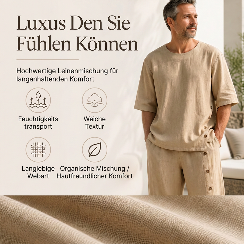 👔 50% Rabatt | Gepflegter Style ohne Styling-Stress – Herren 2-teiliges Set