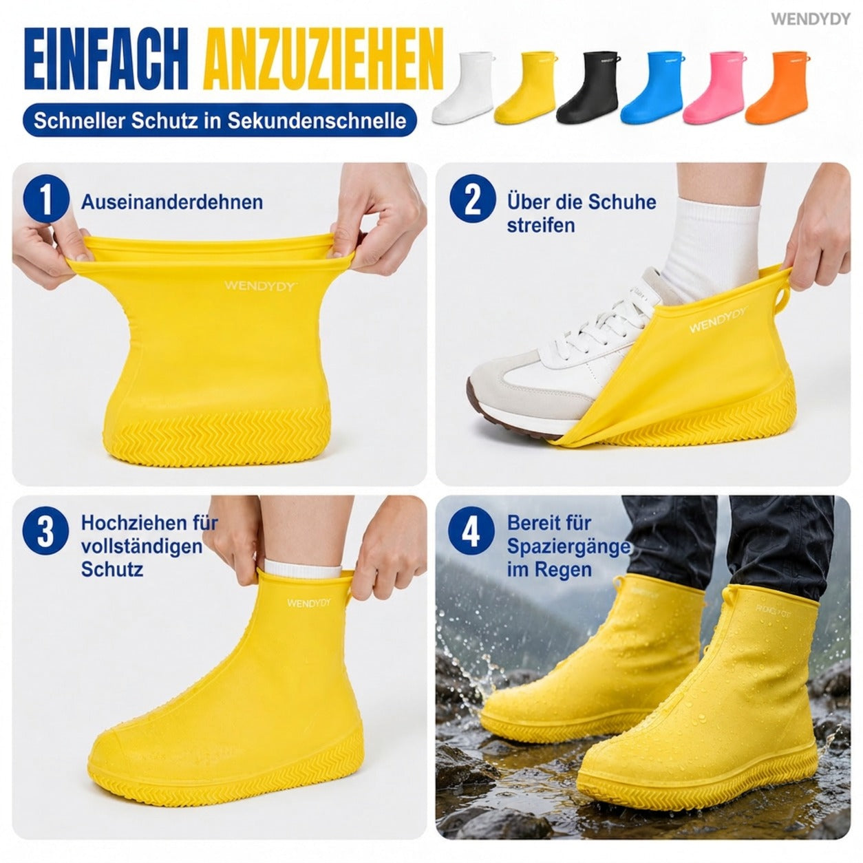 🥳HEISSER SALE 2026🥳💞50.000+ VERKAUFT!👵❤️ 50 % RABATT!  Dicke, abriebfeste, wasserdichte Überschuhe