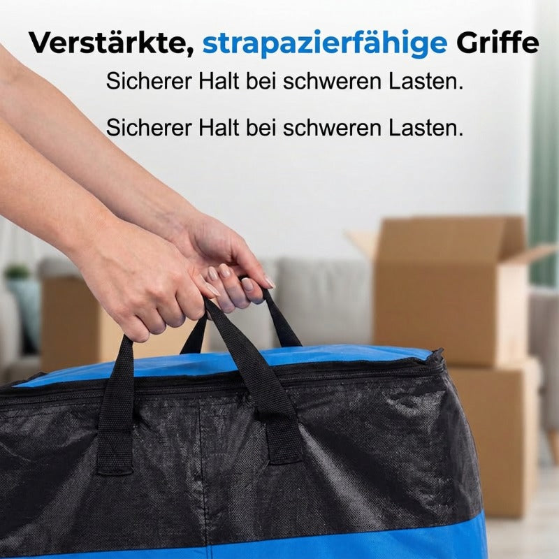 📦 KAUFE 2, ERHALTE 1 GRATIS! ⏰ Faltbare Aufbewahrungs- & Umzugstasche – Groß, stabil & wasserabweisend – Ideal für Kleidung, Bettwäsche oder Umzug – mit Griffen & Reißverschluss – platzsparend verstaut ✨🧳