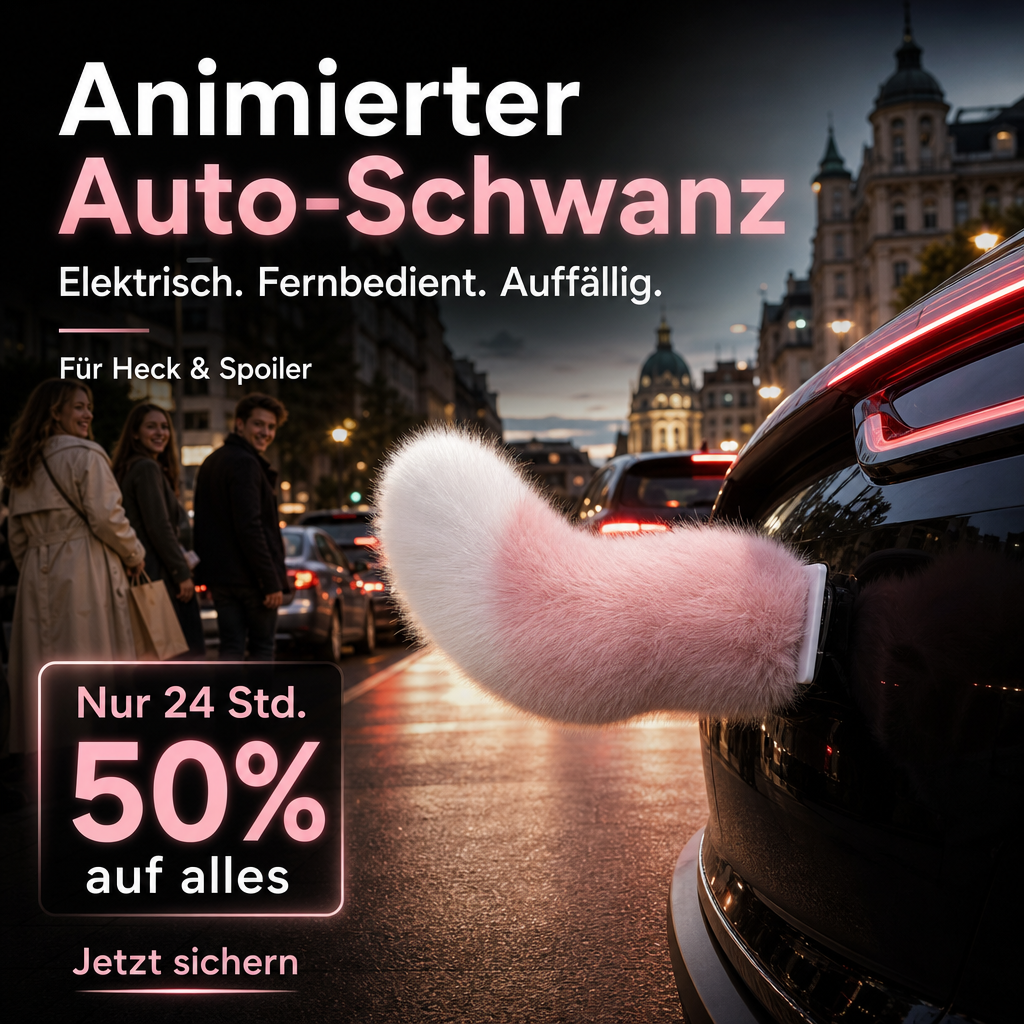Gluschwein - 📢📢50 % Rabatt!!🥳 🚗Ferngesteuerter elektrischer Tier‑Schwanz | Für Autodesign & Partys🎮🎉