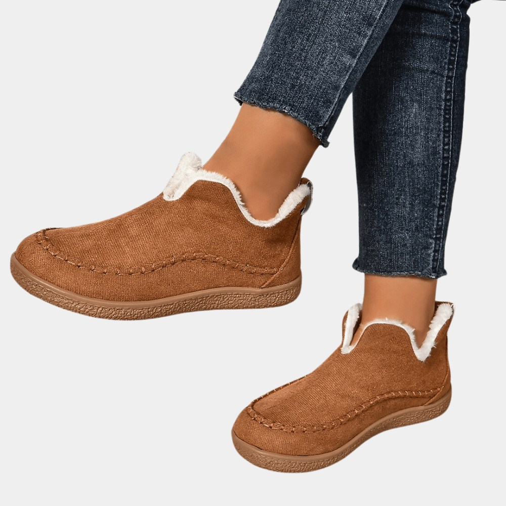 Warme Winterstiefel mit Futter aus Fleece und rutschfesten Sohlen