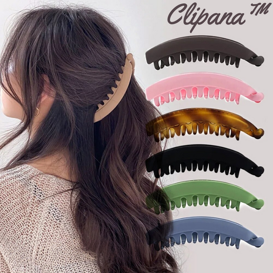 Pinces à cheveux banane Clipana (lot de 7)