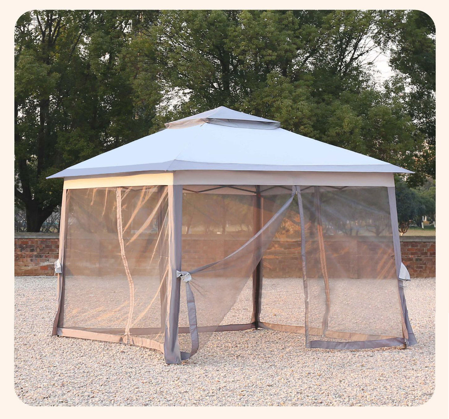 🚩Kostenloser Versand🌞Multifunktionaler Garten-Sonnenschirm mit Moskitoschutznetz, windfest, regenfest & sonnenschützend