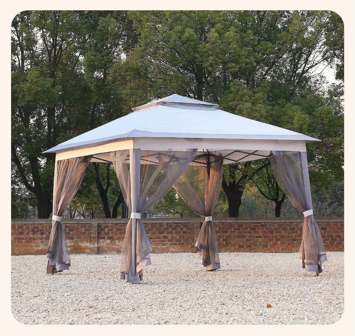 🚩Kostenloser Versand🌞Multifunktionaler Garten-Sonnenschirm mit Moskitoschutznetz, windfest, regenfest & sonnenschützend